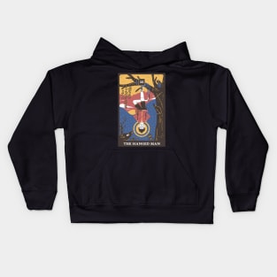 The Hanged Man Tarot Card Kids Hoodie